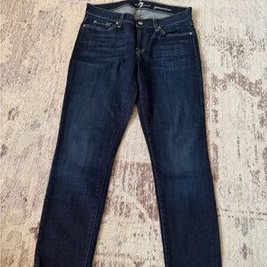7 For All Mankind Indigo Denim Jeans